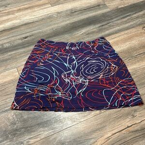 Krimson Klover active skirt with blue shorts size medium